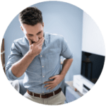 Gastrointestinal symptoms of anaphylaxis