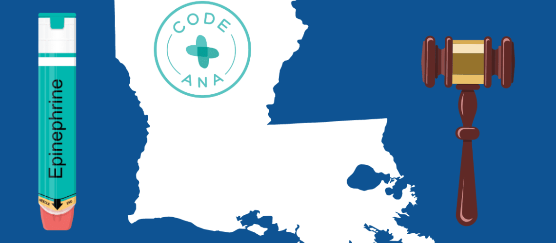 Louisiana laws are now able to permit stock epi in childcare centers.